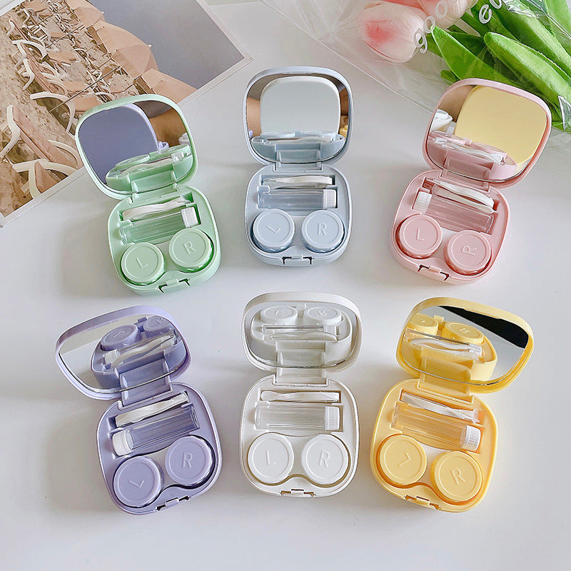 Candy Color Contact Lens Case Travel Kit