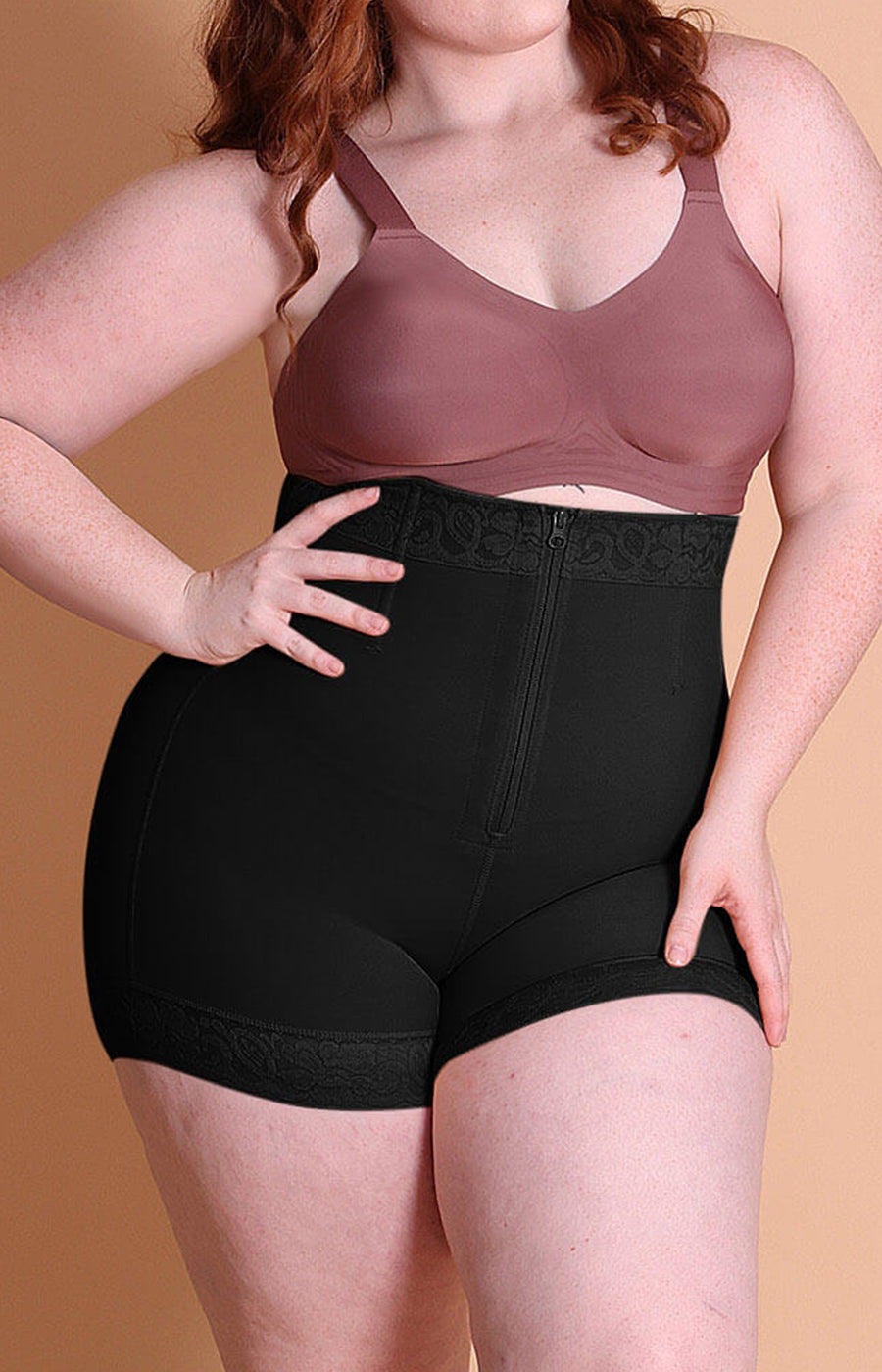 AirSlim® High Waist Lace Butt Enhancer Panty