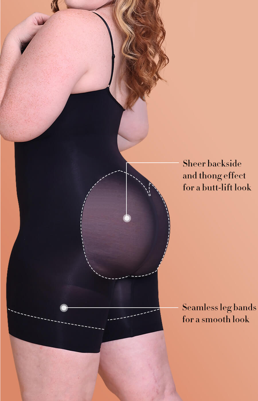 SHAPELLX Shapewear Bodysuit Tummy Control for Women Palestine